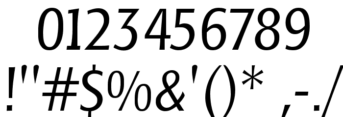 FromageCondOblique Font OTHER CHARS