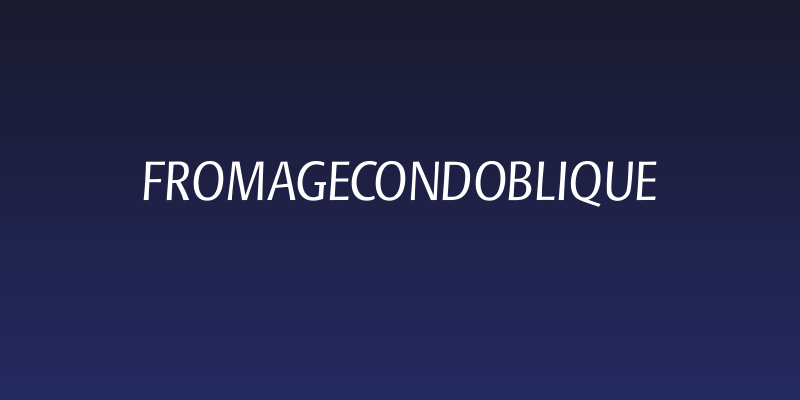 FromageCondOblique Social Header