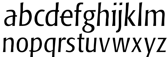 FromageCondOblique Font LOWERCASE