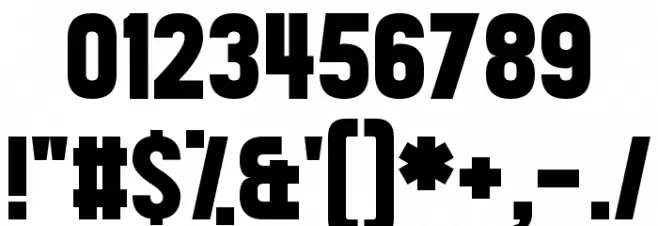 Front Page News 1.1 Font OTHER CHARS