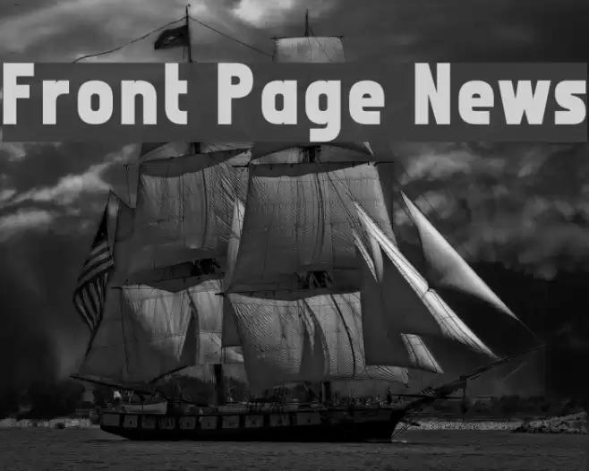 Front Page News Font examples