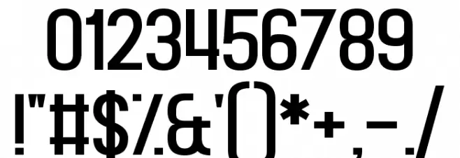 Front Page Supplement Шрифта ДРУГИЕ символов