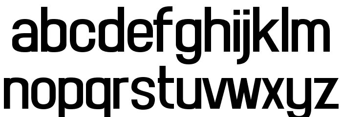 Front Page Supplement Font LOWERCASE