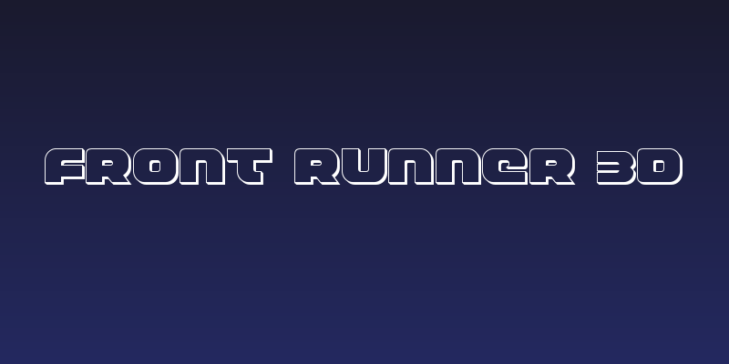 Front Runner 3D Social Header