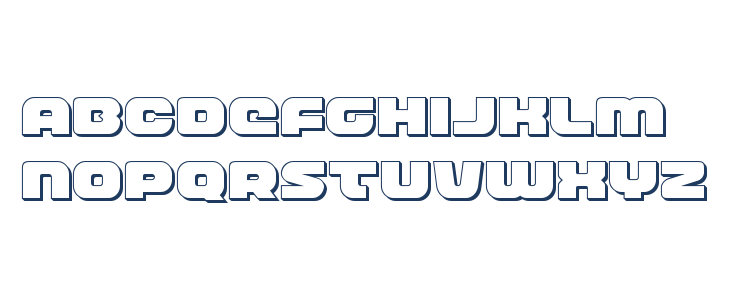 Front Runner 3D Lowercase