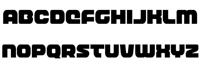 Front Runner Condensed Font LOWERCASE