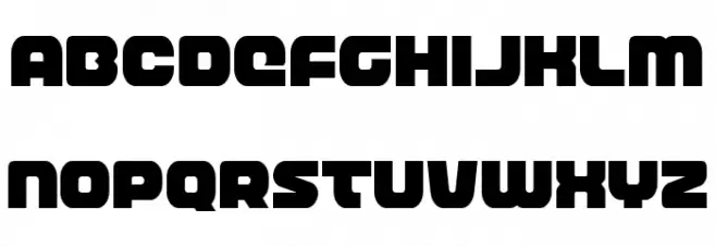 Front Runner Condensed 字体 小写