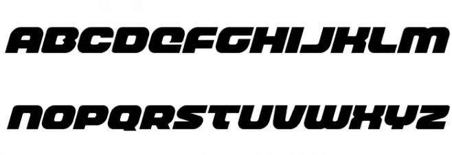 Front Runner Drop Case Italic Schriftart Groß