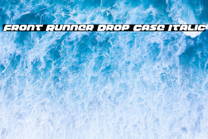 Front Runner Drop Case Italic Example 2