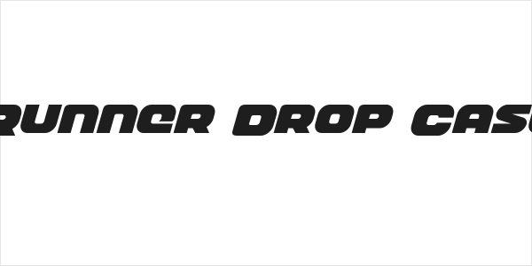 Front Runner Drop Case Italic Logo