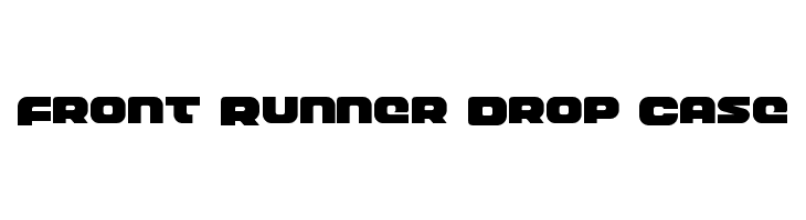 Front Runner Drop Case  font caratteri gratis