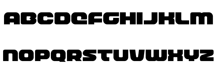 Front Runner Drop Case Font LOWERCASE