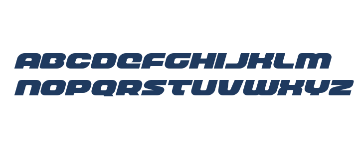 Front Runner Expanded Italic Lowercase