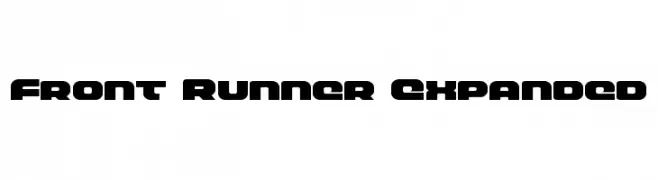 Front Runner Expanded  les polices de caractères gratuit tlcharger