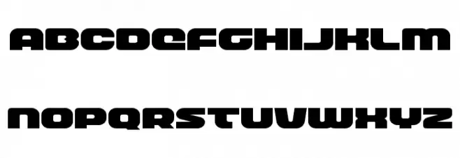 Front Runner Expanded Schriftart Groß