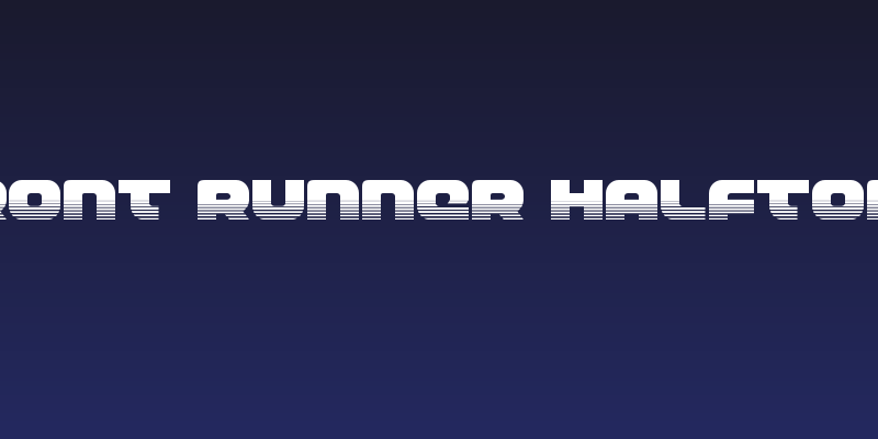Front Runner Halftone Social Header