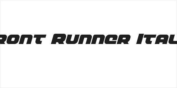 Front Runner Italic Logo