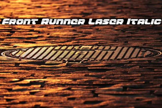 Front Runner Laser Italic Example 1