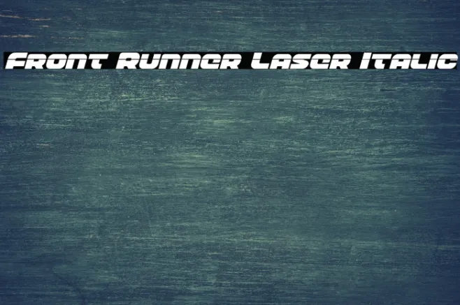 Front Runner Laser Italic Example 3