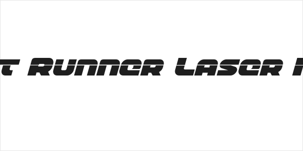 Front Runner Laser Italic Logo