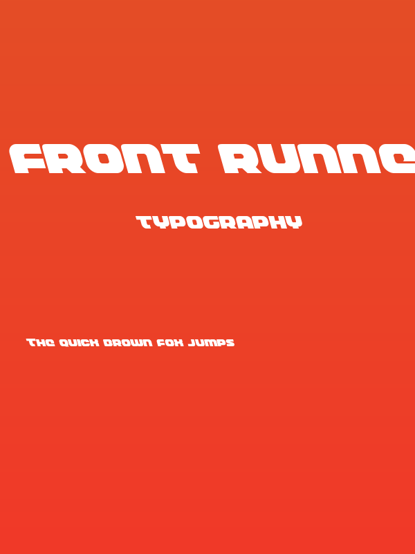 Front Runner Leftalic Poster