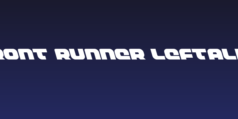 Front Runner Leftalic Social Header