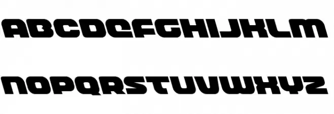 Front Runner Leftalic Font Litere mici