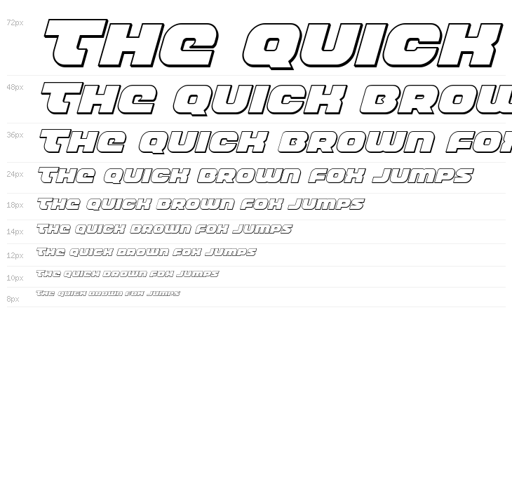 Front Runner Outline Italic Waterfall