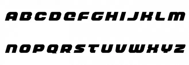 Front Runner Title Italic Font Litere mari