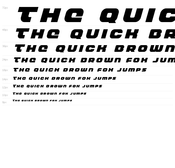 Front Runner Title Italic Waterfall
