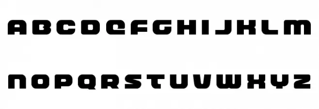 Front Runner Title 字体 大写