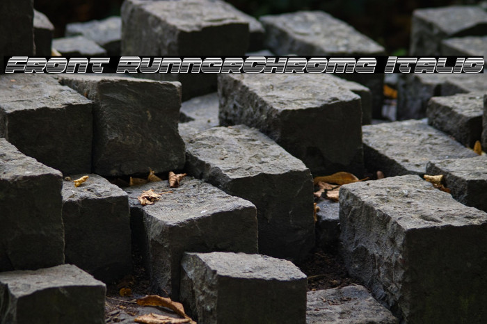 Front RunnerChrome Italic Example 1