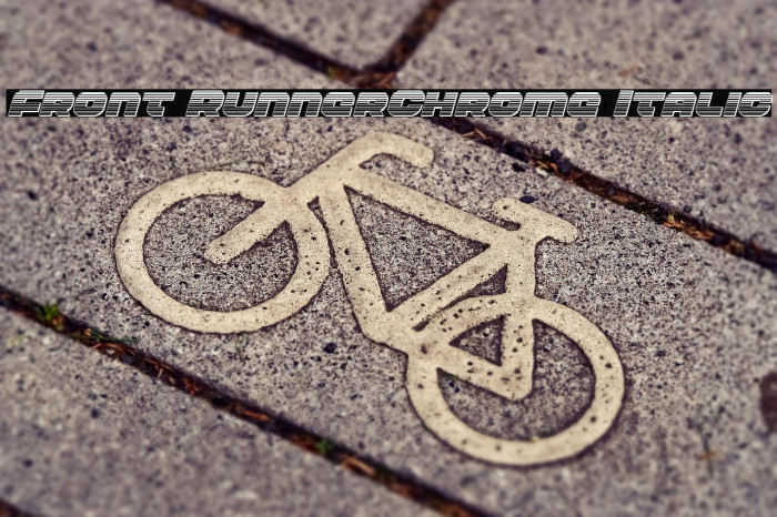 Front RunnerChrome Italic Example 3