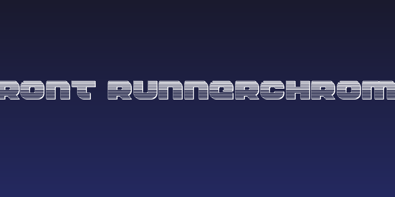 Front RunnerChrome Social Header