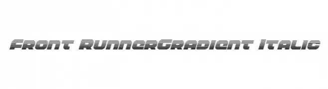 Front RunnerGradient Italic  Descarca Fonturi Gratis