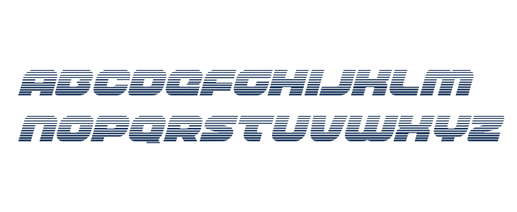 Front RunnerGradient Italic Lowercase