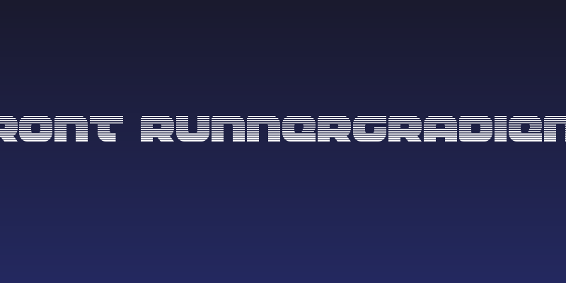 Front RunnerGradient Social Header