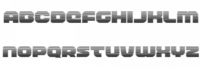 Front RunnerGradient Fonte MINÚSCULAS