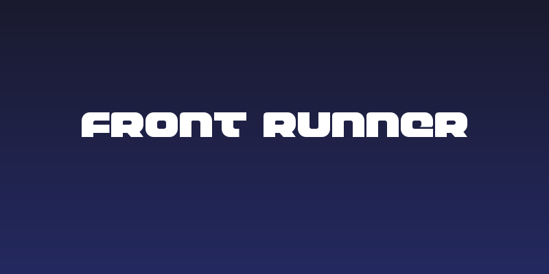 Front Runner Social Header