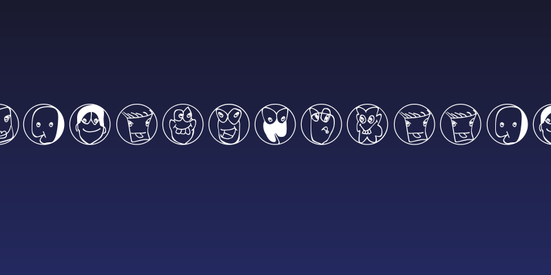 Frontal-Buttons Social Header