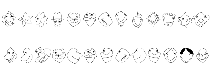 Frontal Font LOWERCASE