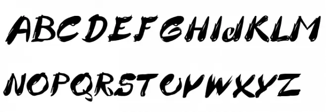 Fronte del Porto Schriftart Groß