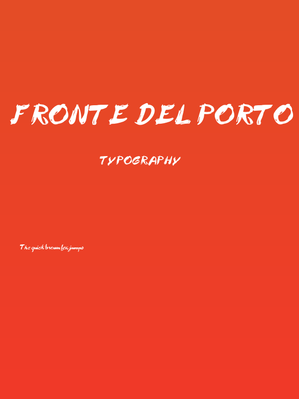 Fronte del Porto Poster