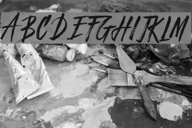 FronteScript Font examples