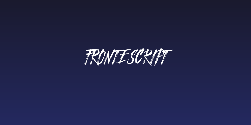 FronteScript Social Header