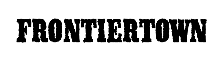Frontier Town Caratteri
