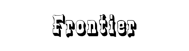 Frontier Font
