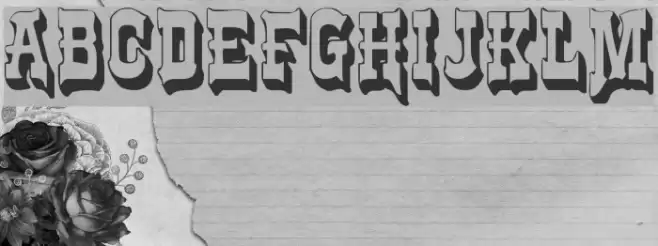 Frontier Font examples