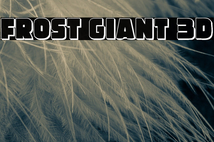 Frost Giant 3D Example 3