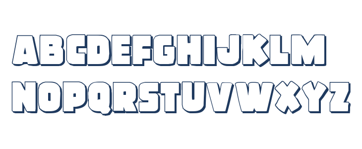 Frost Giant 3D Lowercase